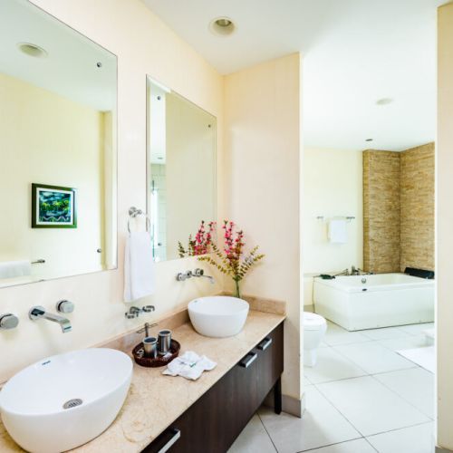 Two sinks bathroom