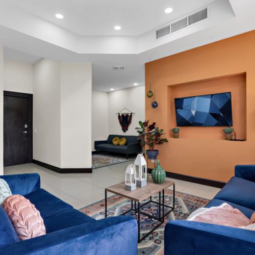 This room has central A/C to keep you cool.