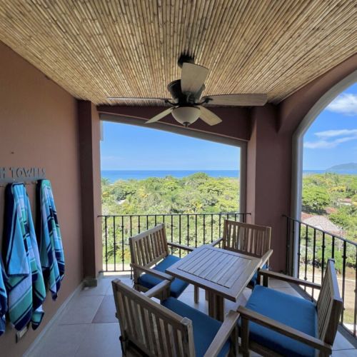 From your own balcony enjoy the breakfast while you hear the ocean