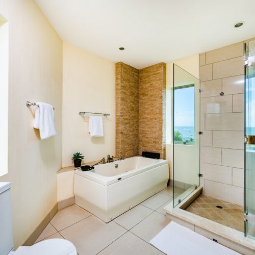 Take a rlaxing bath after enjoying a great day at the beach