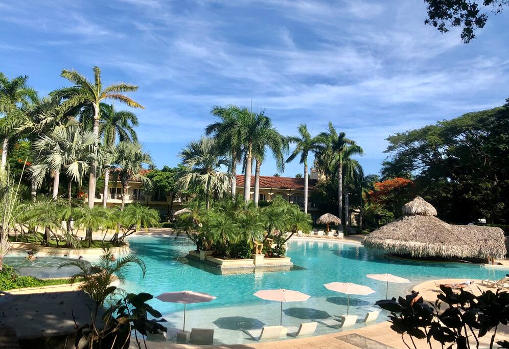 Oceanview, Huge Lagoon Pool, In Town - Costa Rica Tropical Vacations